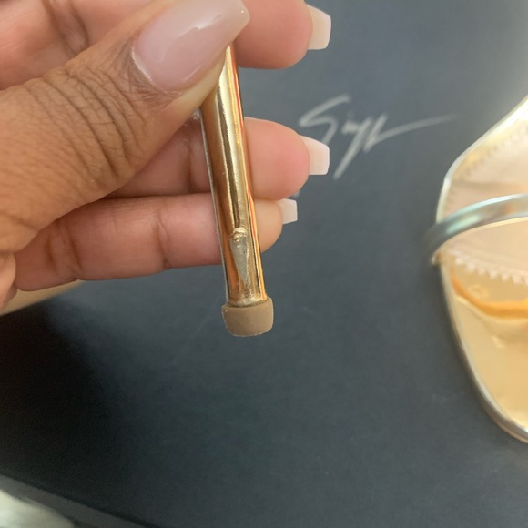 ‼️SOLD‼️Giuseppe Zanotti Metallic Three-Strap Sandal - Picture 5 of 6